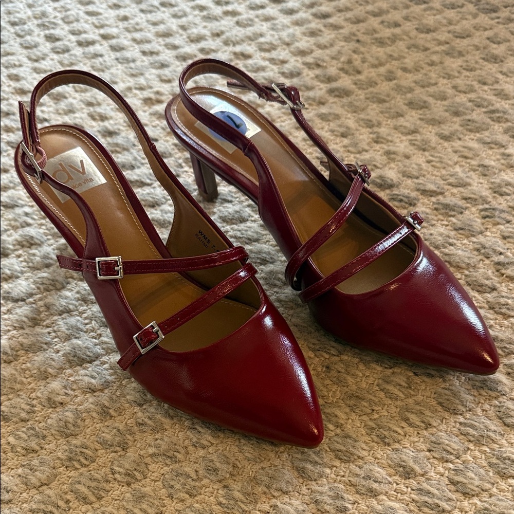 DV by Dolce Vita Red Strappy Heels